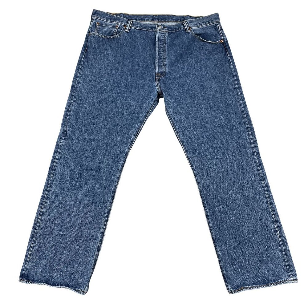 Levis 501XX Jeans Mens 42 x‎ 30 Button Fly Mid Rise Medium Wash